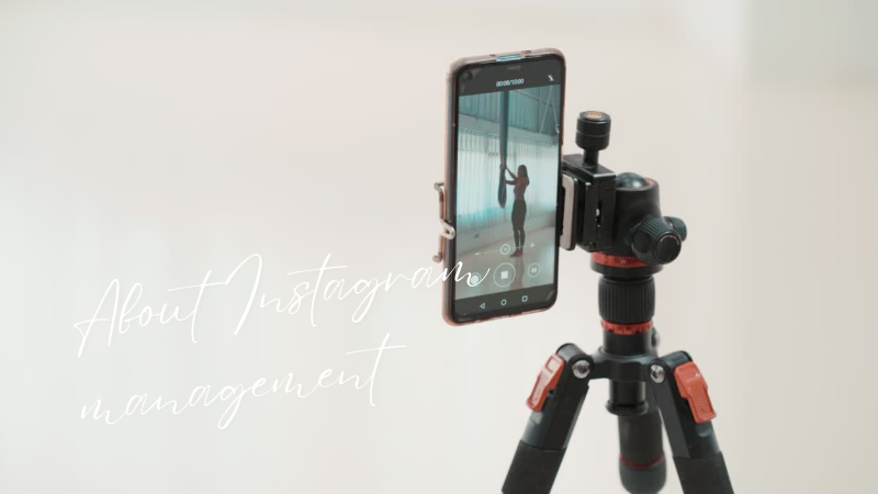 インスタグラムのリールの撮影作業
