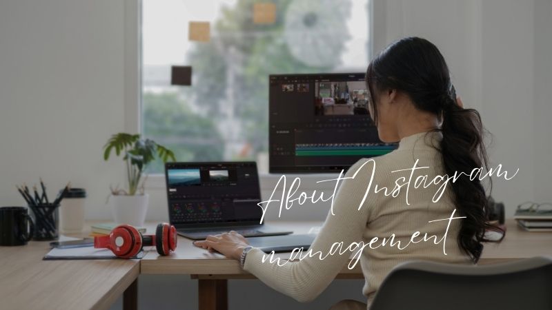 インスタグラムのリールを編集しているところ